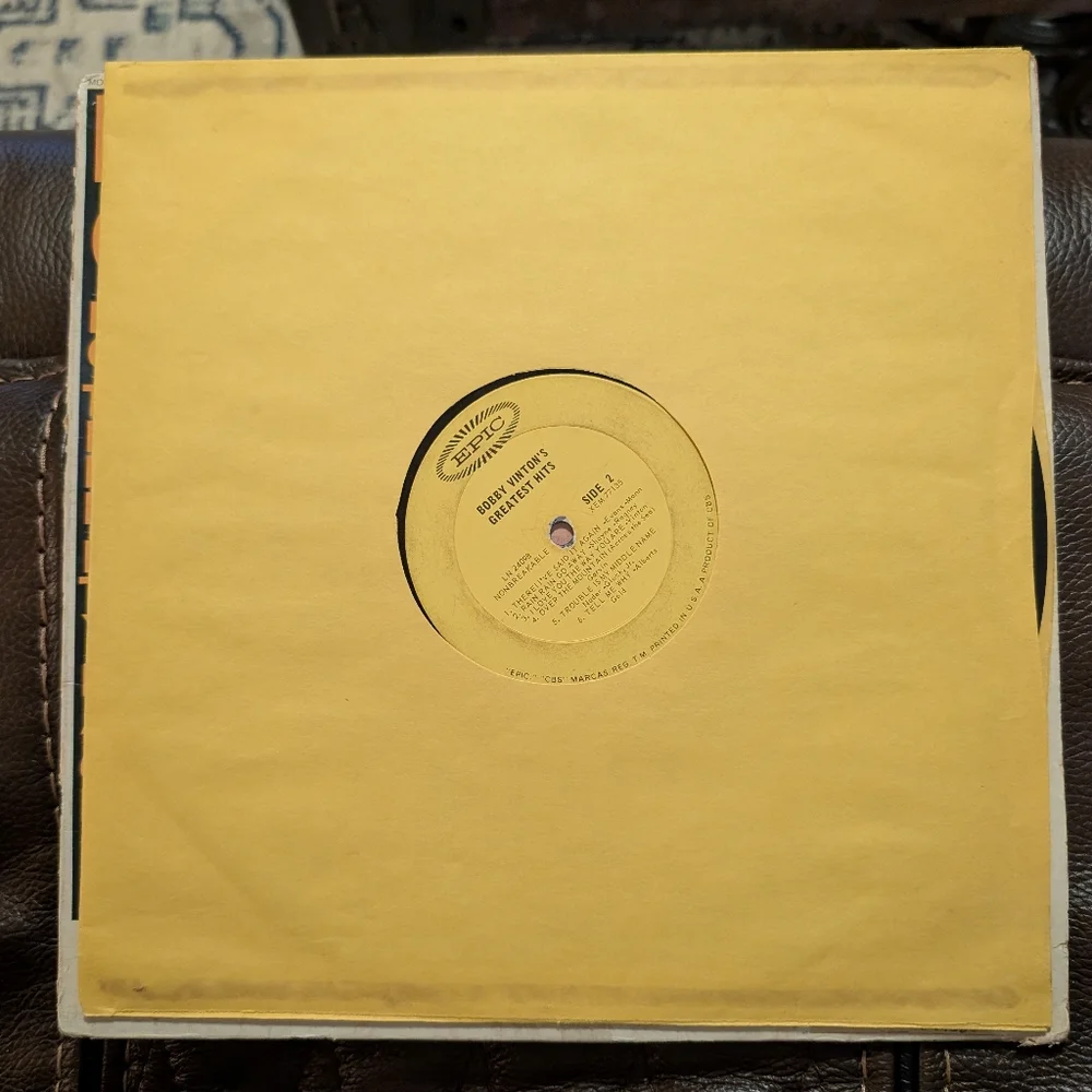 Bobby Vinton's Greatest Hits Vintage Vinyl Record - Picture 4 of 6